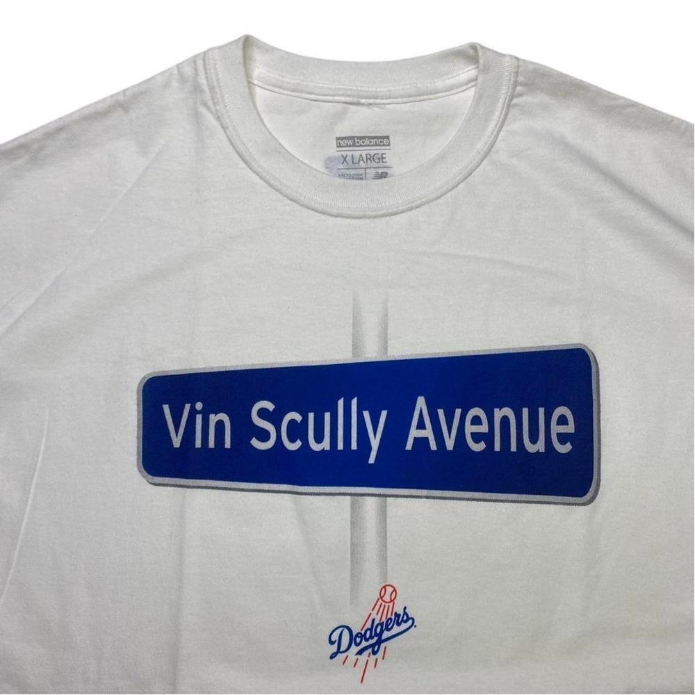 LA Dodgers x Vin Scully baseball jersey shirt